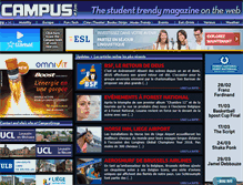 Tablet Screenshot of campus.be