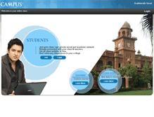 Tablet Screenshot of campus.pk